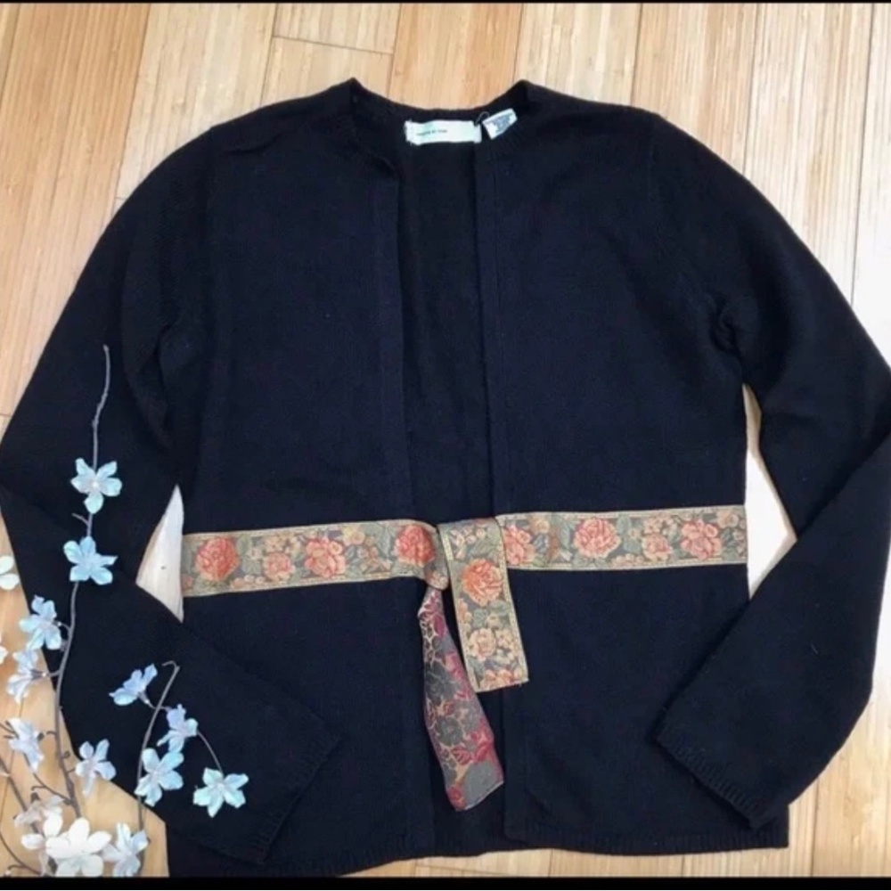 Anthropologie Sleeping on Snow Wool Cardigan